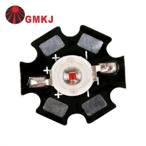 3w High Power Smd Led Blauw Met Star Heat Sink