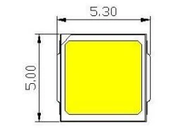 High Luminous Flux 5050 PCT White Color 6000-6500k Bridgelux2240