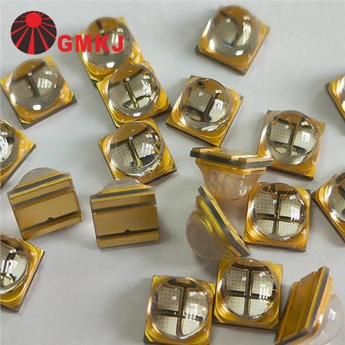 6868 Uva 380nm 385nm 390nm Smd Led-chips met 60 graden kwartsglaslens
